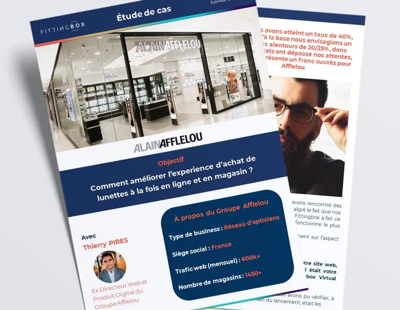 Afflelou et la solution d essayage virtuel de lunettes Fittingbox